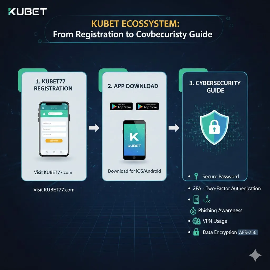 เจาะลึกระบบ KUBET ครบวงจร: ตั้งแต่การสมัคร kubet77, ดาวน์โหลด APP ไปจนถึงคู่มือความปลอดภัยทางไซเบอร์