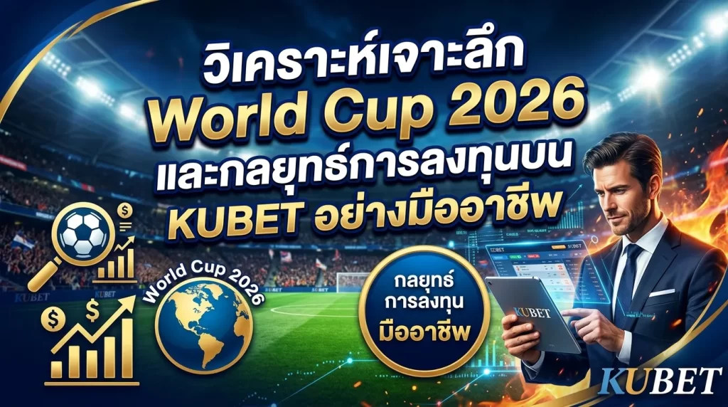 วิเคราะห์เจาะลึก World Cup 2026 และกลยุทธ์การลงทุนบน KUBET อย่างมืออาชีพ