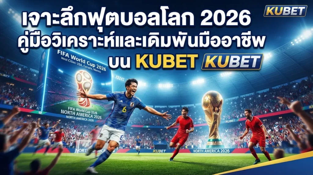 เจาะลึกฟุตบอลโลก 2026: คู่มือวิเคราะห์และเดิมพันมืออาชีพบน KUBET